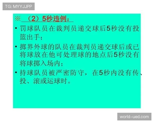 篮球规则:持球五秒违例的含义、判罚及适用情境分析 篮球规则:持球五秒违例的含义、判罚及适用情境分析