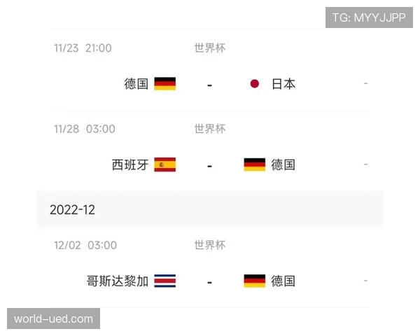 2026世界杯德国队小组赛赛程分析与出线前景预测